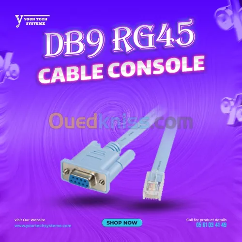 CABLE CONSOLE DB9 RG45
