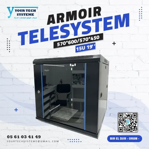 ARMOIR 15U 19" 570*600/570*450 TELESYSTEM