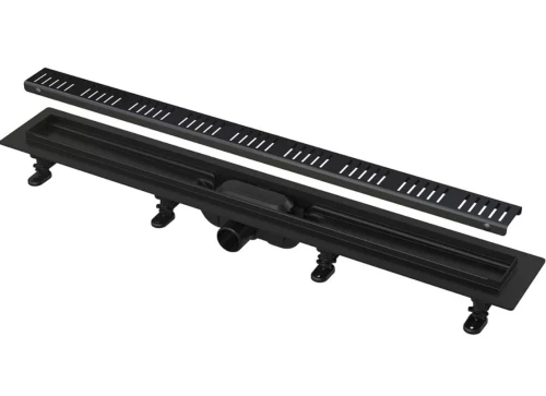 CANIVEAU DE DOUCHE INOX NOIR 65CM ALCA
