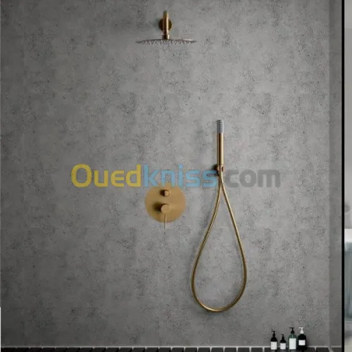 COLONNE DOUCHE ENCASTRE LINE GOLD IMEX