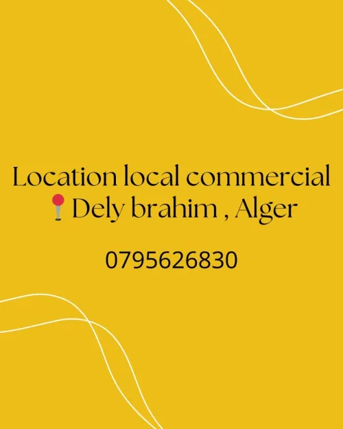 Location Local Alger Dely brahim