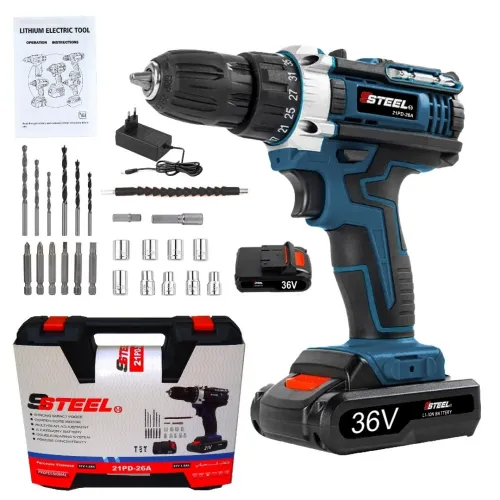 NIVEAU LASER PORTABLE 16 LIGNES 4D AVEC 2 BATTERIES, NIVELLEMENT AUTOMATIQUE Ssteel Algérie 