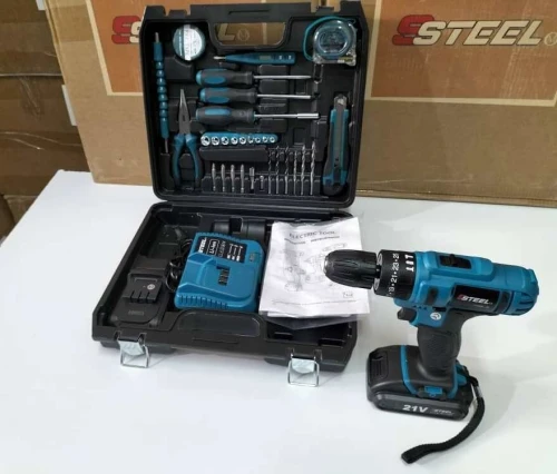 NIVEAU LASER PORTABLE 16 LIGNES 4D AVEC 2 BATTERIES, NIVELLEMENT AUTOMATIQUE Ssteel Algérie 