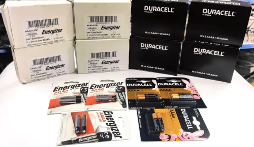 Tout les models des piles AAAA et 123A AA AAA etc...