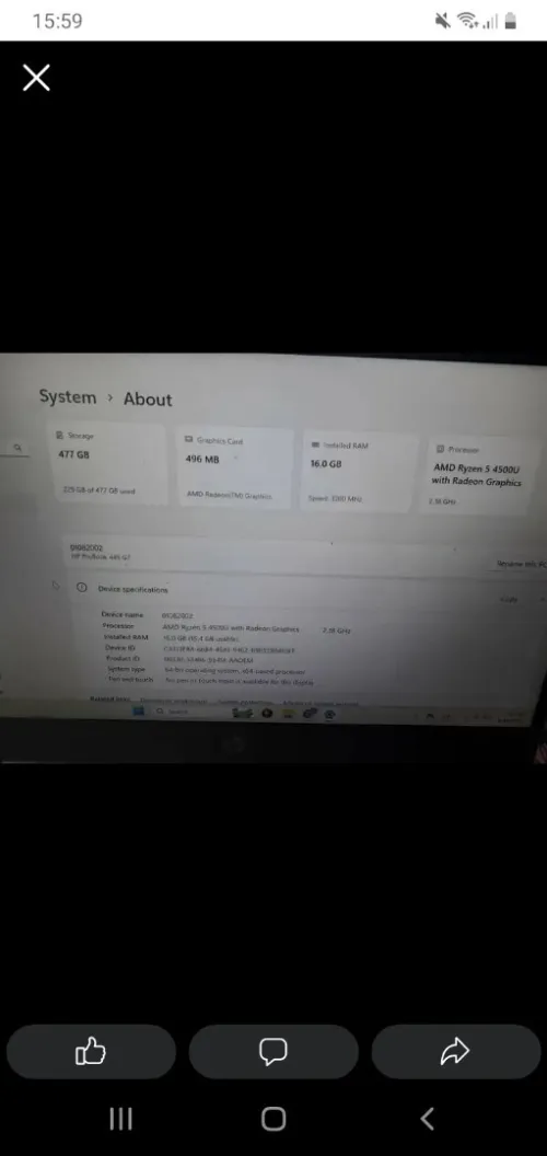 Hp Probook 445 G7