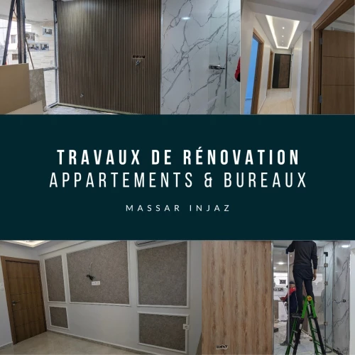 Travaux rénovation d'Appartements et Bureaux