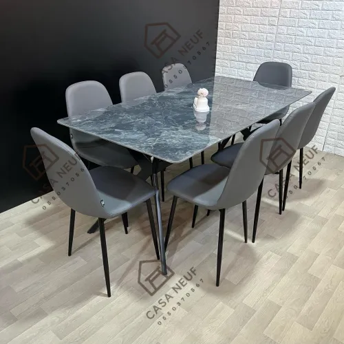 table de 8 chaises