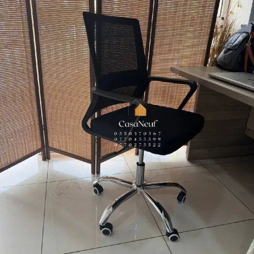 Chaises de bureau tulipe et filet