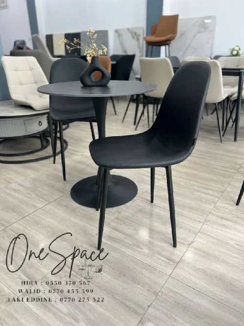 Table Bistrot Ronde Design Pied Central Moderne pour Café & Restaurant