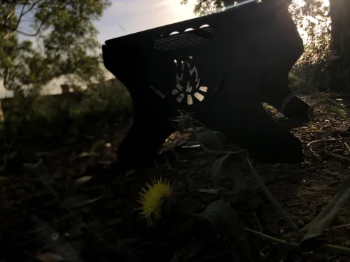 شواية محمولة قابلة للطي