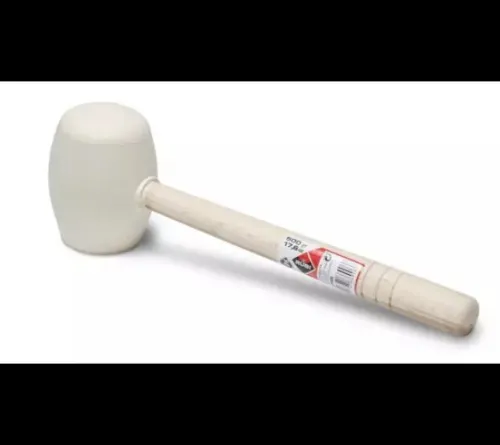 MAILLET CAOUTCHOUC BLANC POINTE RONDE 250 gr RUBI