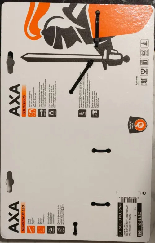 Ensemble de serrure Axa Axa Solid Plus + PI 150