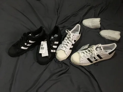 Deux Superstar 82 original 100% vrai cuir premium 44 2/3
