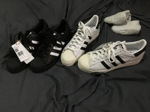 Deux Superstar 82 original 100% vrai cuir premium 44 2/3