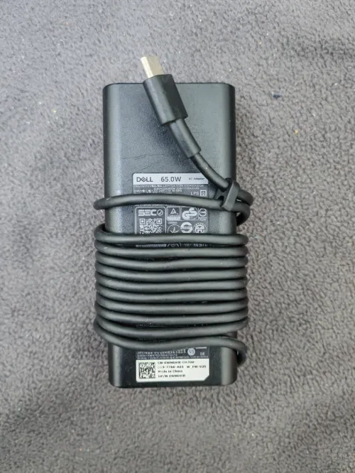 CHARGEUR DELL D'origine recuperation 65W 20V 3.25A TYPE C