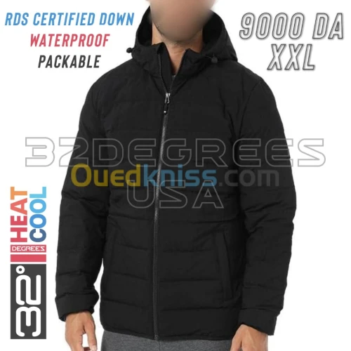 Veste doudoune (32 DEGREES USA) Originale Neuve Taille XL (US) Water-Repellent | Ultra-Light | Down