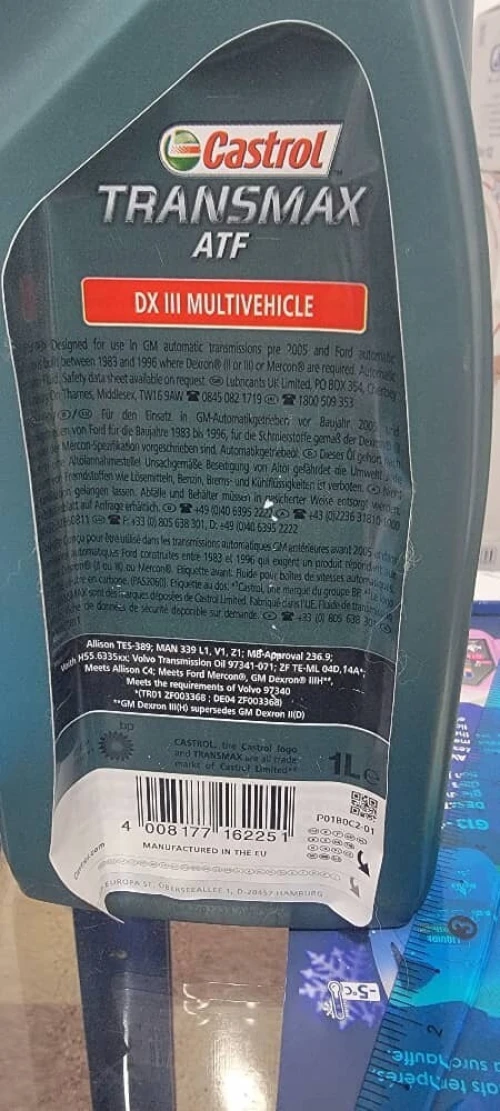 Castrol oil atf