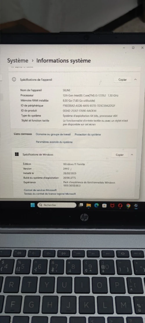 hp15.6 inch laptop PC