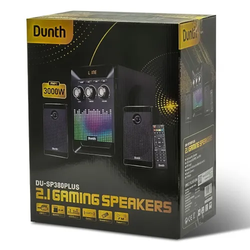 Haut-Parleur DUNTH 3000 W  LED DU-SP380PLUS  مكبر صوت