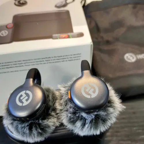  Microphone cravate sans fil Hollyland Lark M2S Combo récepteur caméra + récepteur USB-C + câble Li