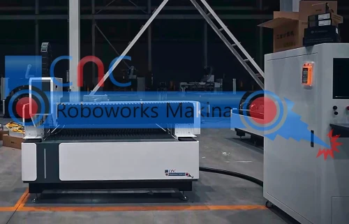 Machine de découpe CNC Laser Fibre ( avec Armoire de commande séparée )
