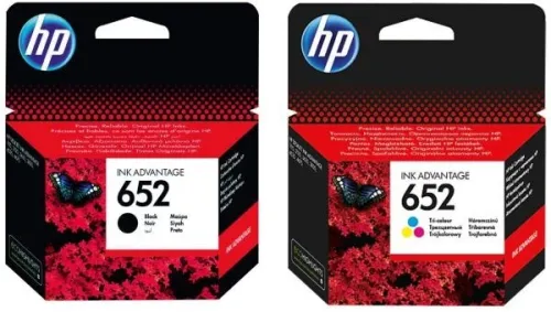 CARTOUCHE HP 652 NOIR / COULEUR 