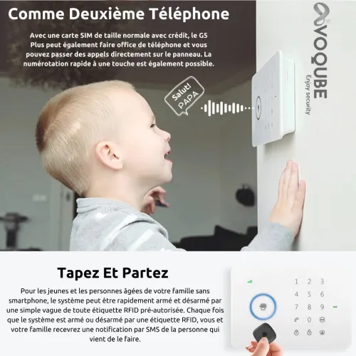 Alarm Sans FIL CHUANGO, Maison Bureau et mini Entreprise