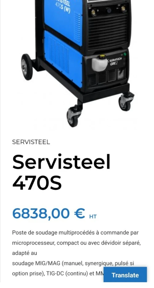 Poste a soudé