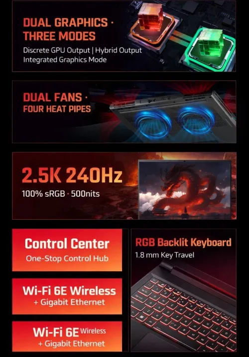 Acer Predator Nitro 7 Al ~ Dragon7 (Édition limitée) Ryzen 7 260 AI /RTX5060/ 16/1Tb 16" 2.5K
