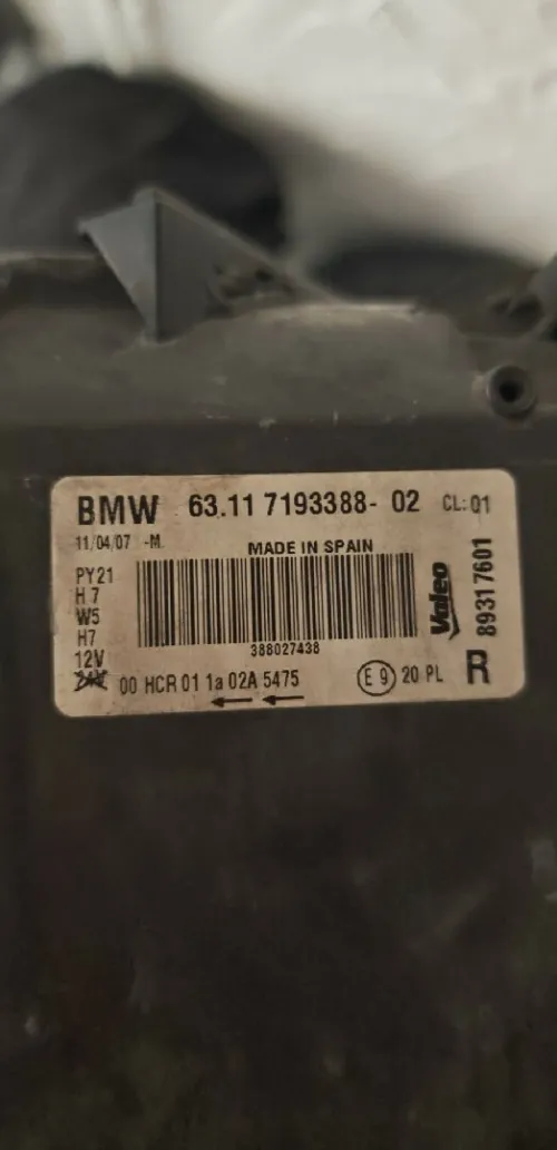 Phares bmw serie 1 2010
