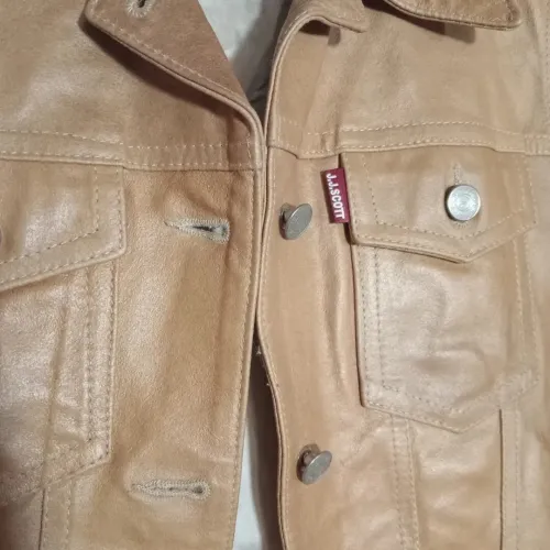 Veste véritable cuire pour femme 