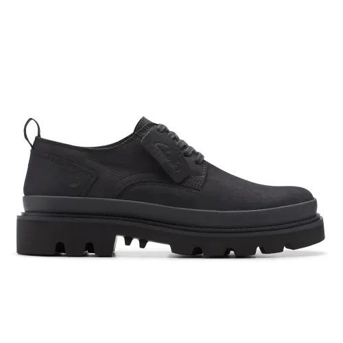 Clarks - Badell Lace Black Nubuck