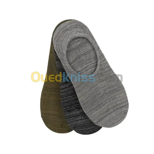 3Pk Mens Non Terry No Show Liner