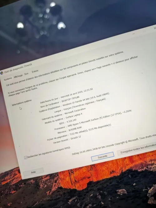 SUrface Laptop 4