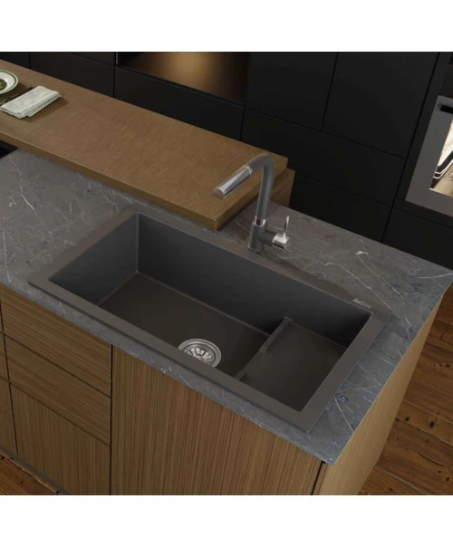 Évier de cuisine en granit (Quartz)