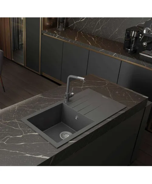 Évier de cuisine en granit (Quartz)