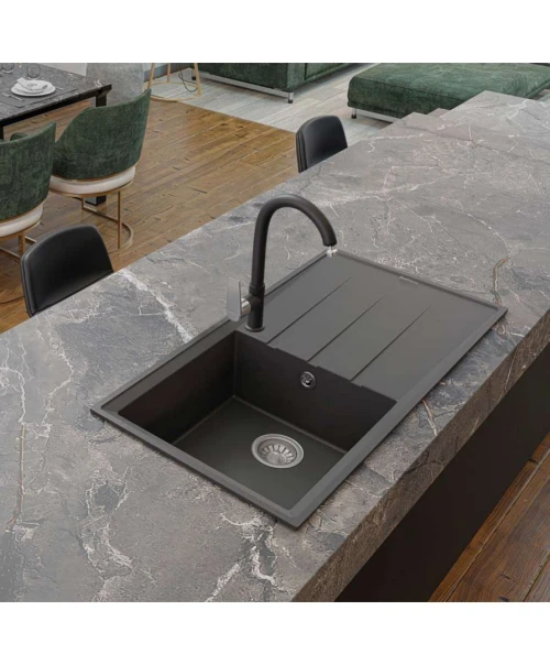 Évier de cuisine en granit (Quartz)