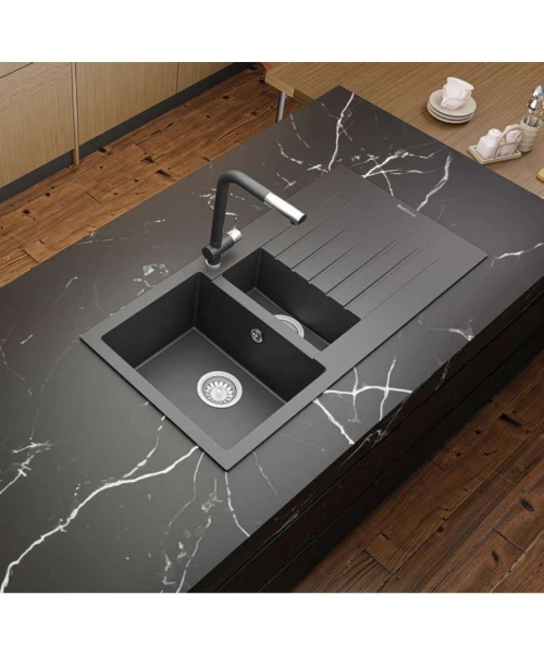 Évier de cuisine en granit (Quartz)