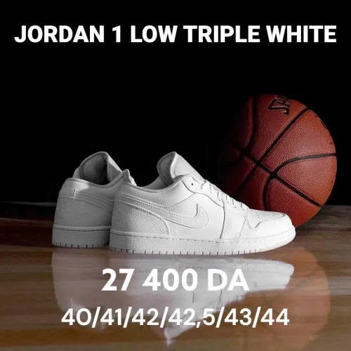 Air Jordan 1 Low Triple White Original 