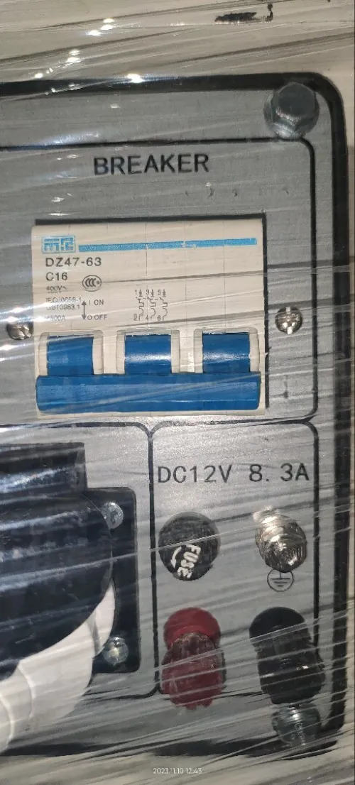 Groupe éléctrogène triphasé plus tronconneuse moto sega 52cc