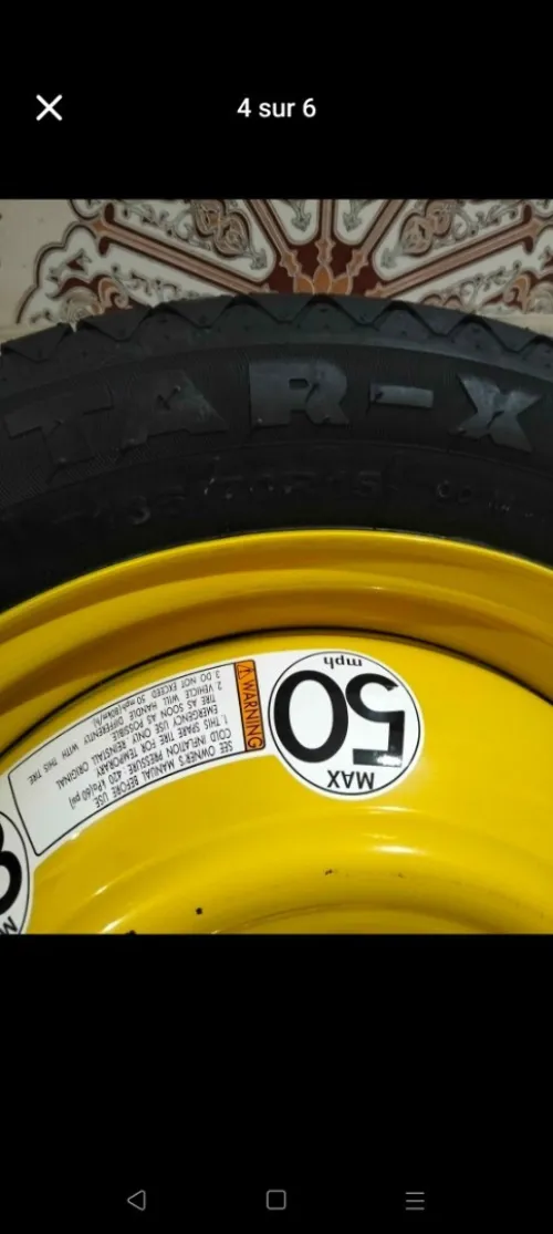 roue de secours Swift jamais utiliser