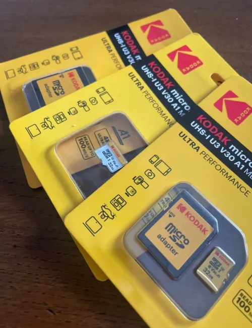 Kodak 100 % Carte Micro SD d'origine 32 Go 64 Go 128 Go 256 Go Carte mémoire Classe 10 