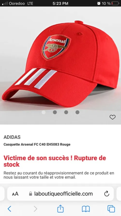 Casquette Arsenal original