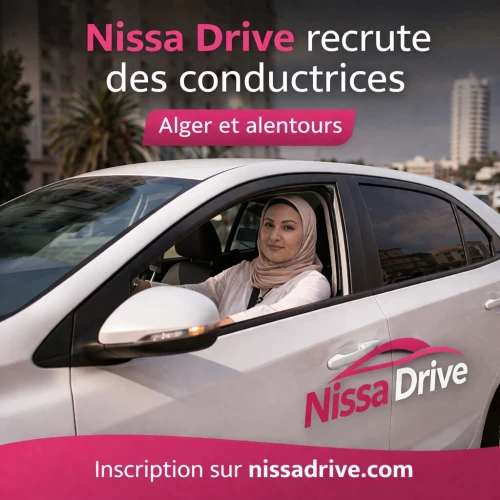 Nissa Drive recrute des conductrices à Alger