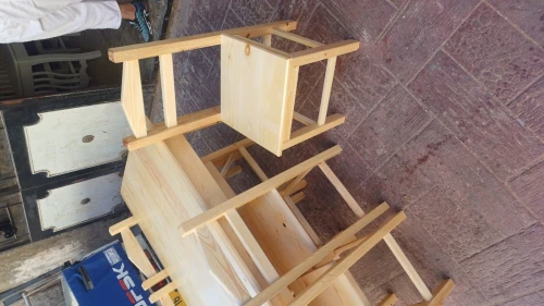 Table de cuisson bois rouge 