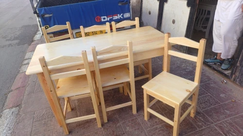 Table de cuisson bois rouge 