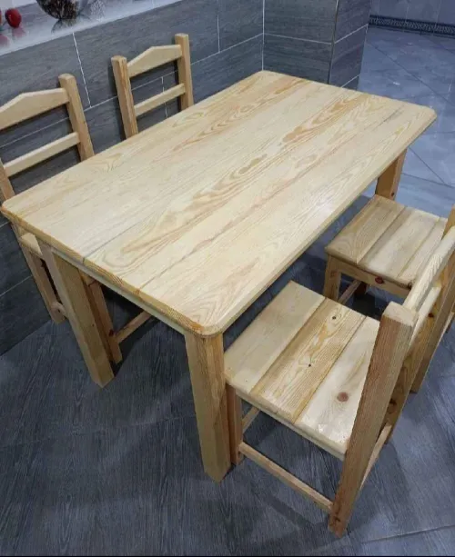 Table de cuisson bois rouge 