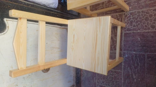 Table de cuisson bois rouge 