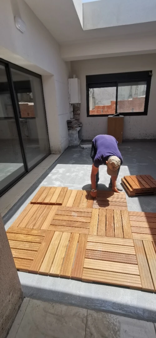 Terrasse en bois exotique cumarau 