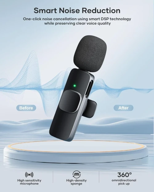 Wireless Microphone Type C ميكروفون لاسلكي 